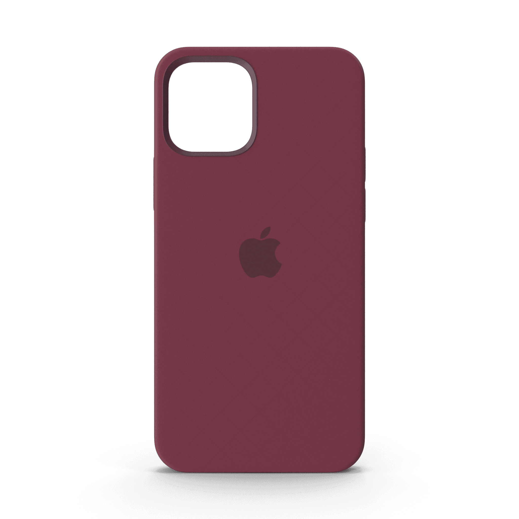 iPhone 12 Silicone Case with MagSafe Plum