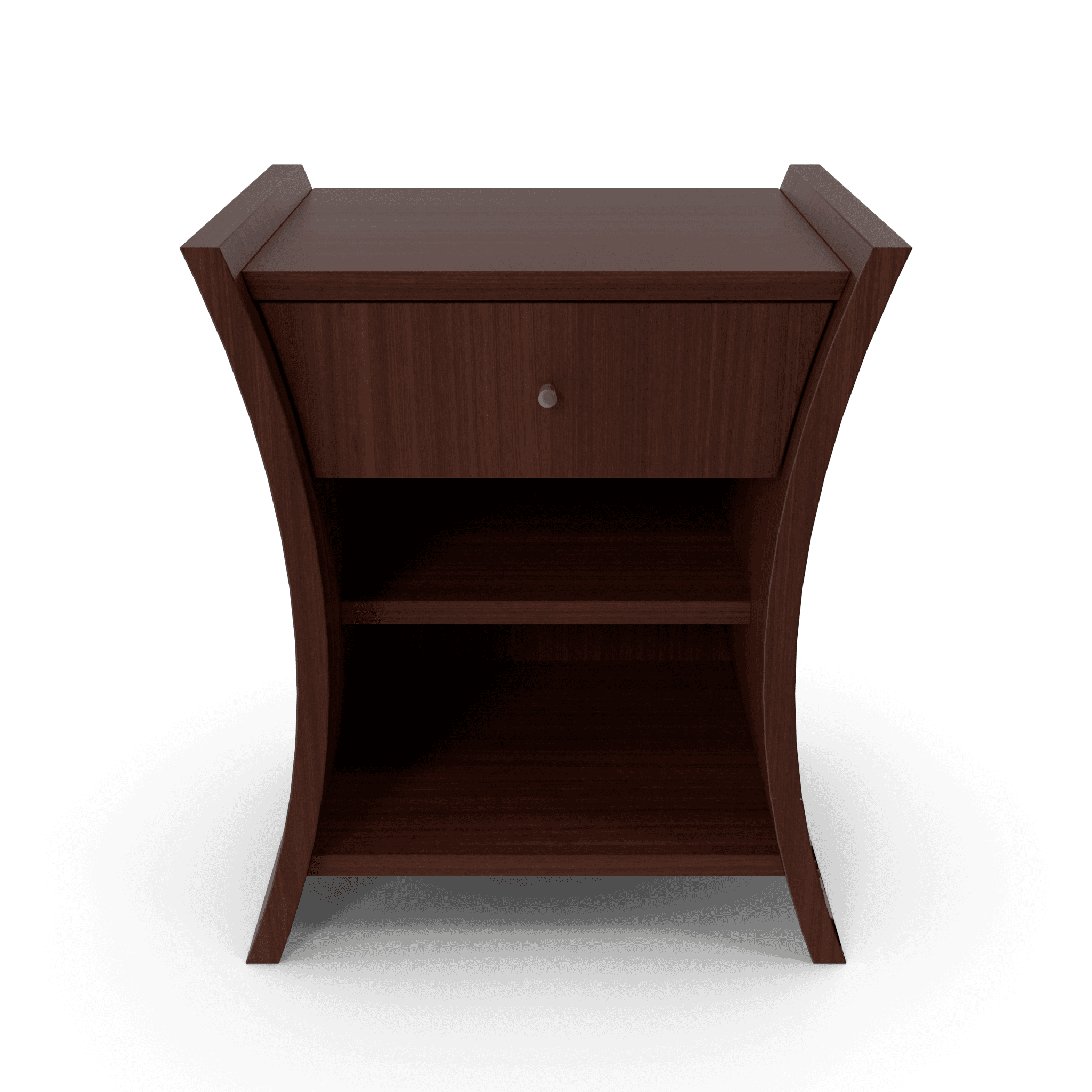 Bedside Table African Cherry