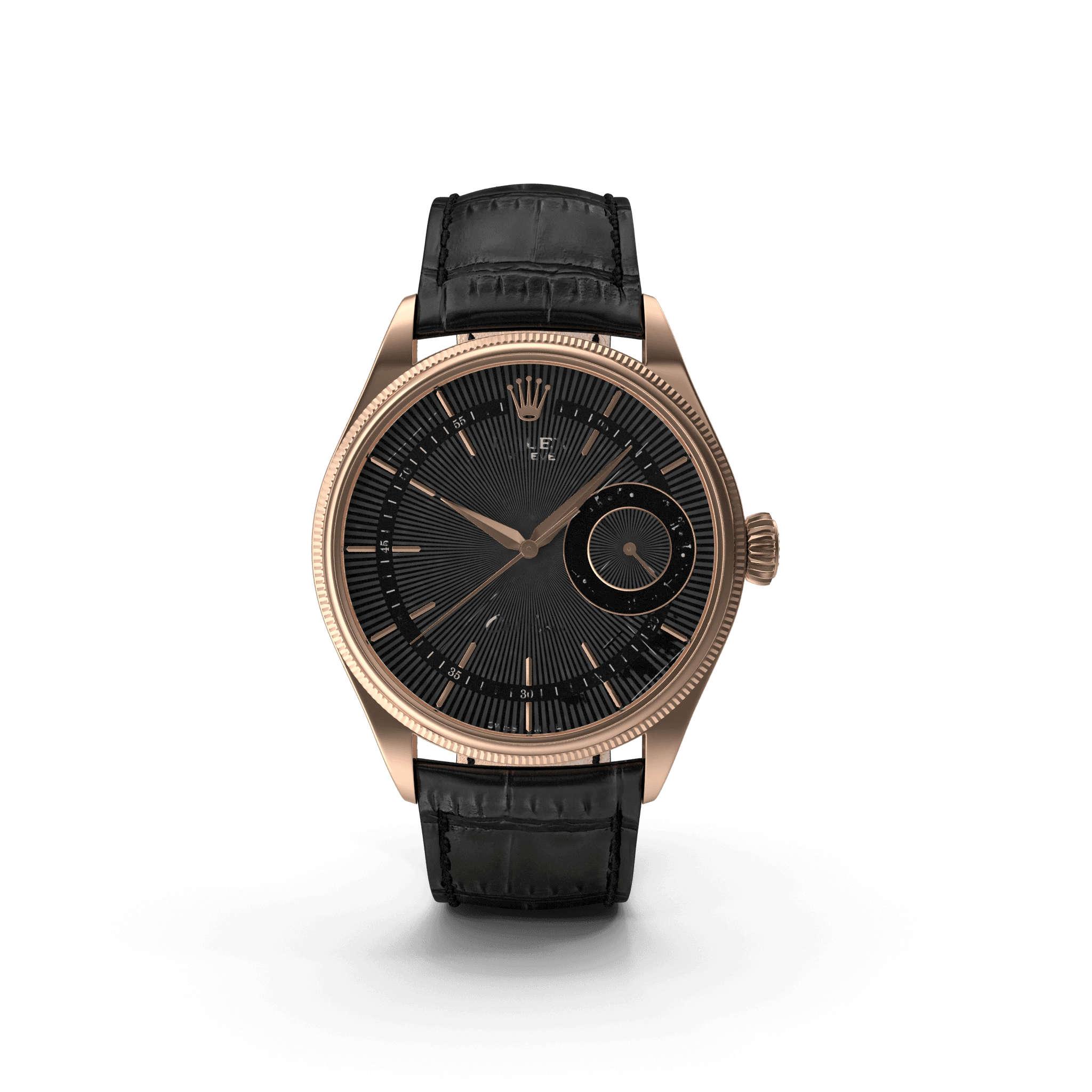 Rolex Cellini Date Black Dial